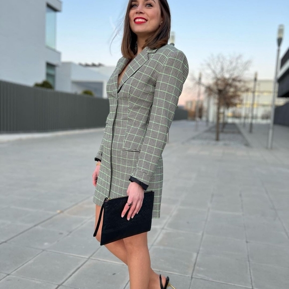 BNWT! Zara Check Blazer Dress - Picture 6 of 7